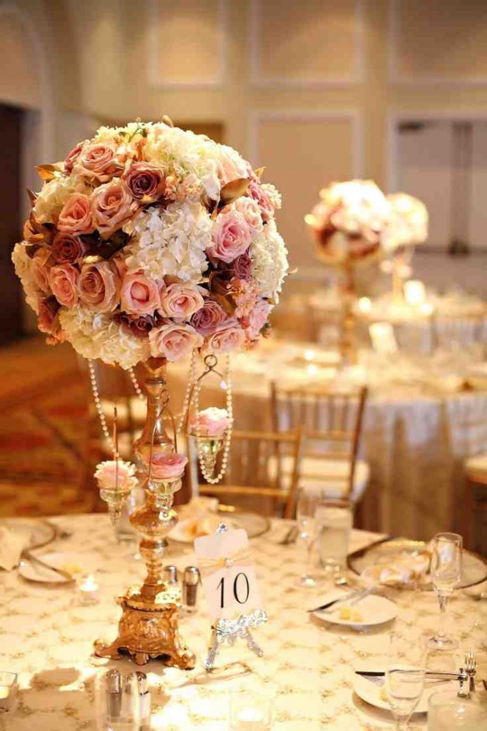 Candelabra Flower Arrangements