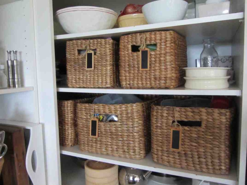 Large Storage Baskets for Shelves