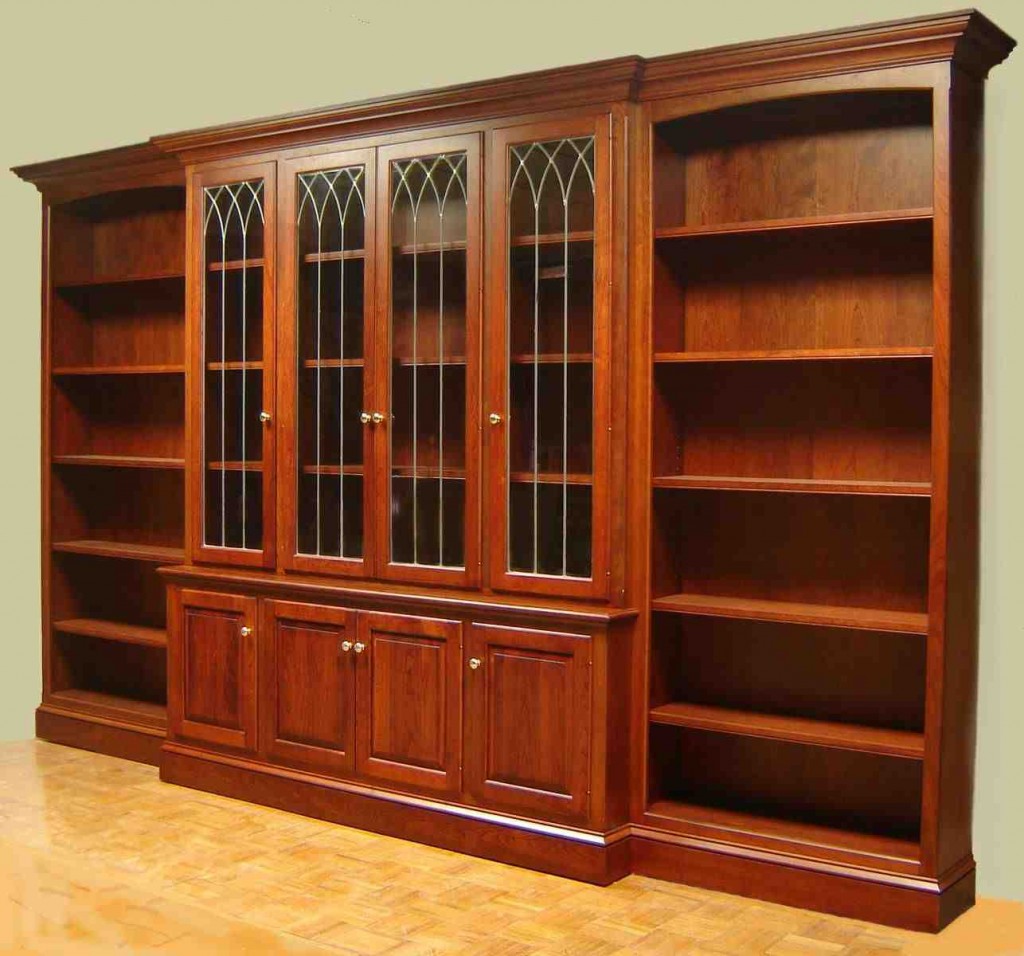 Book Shelves with Glass Doors