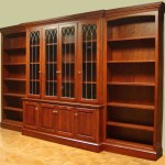 Book Shelves with Glass Doors