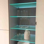 Glass Kitchen Shelves