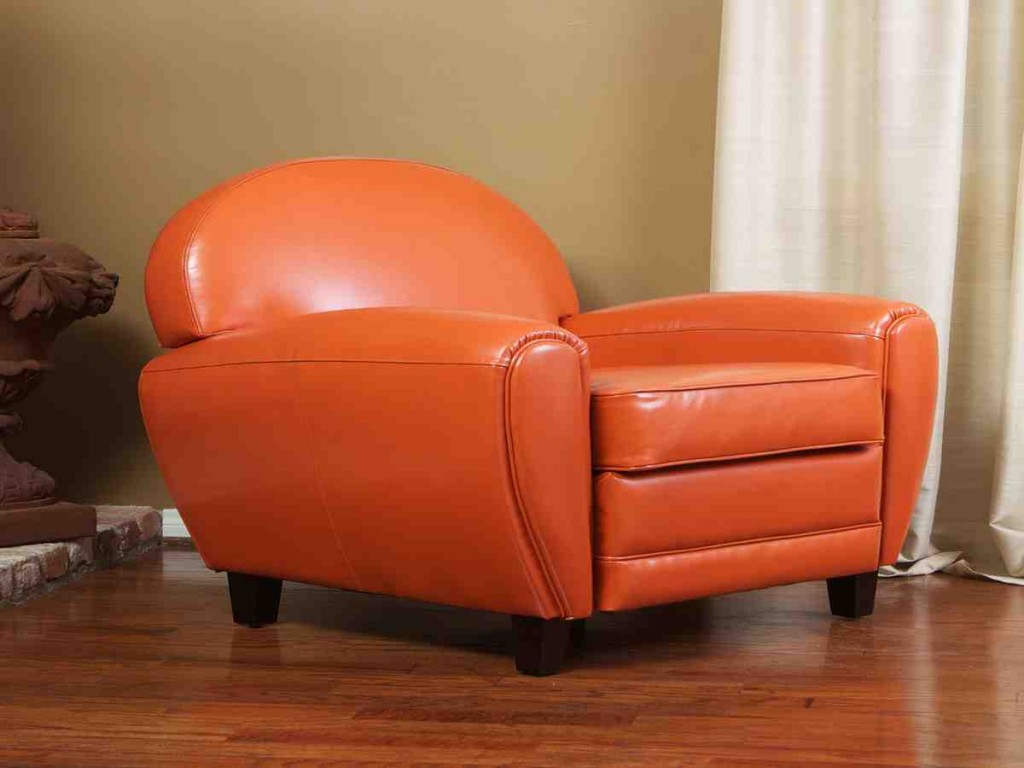 Orange Club Chair
