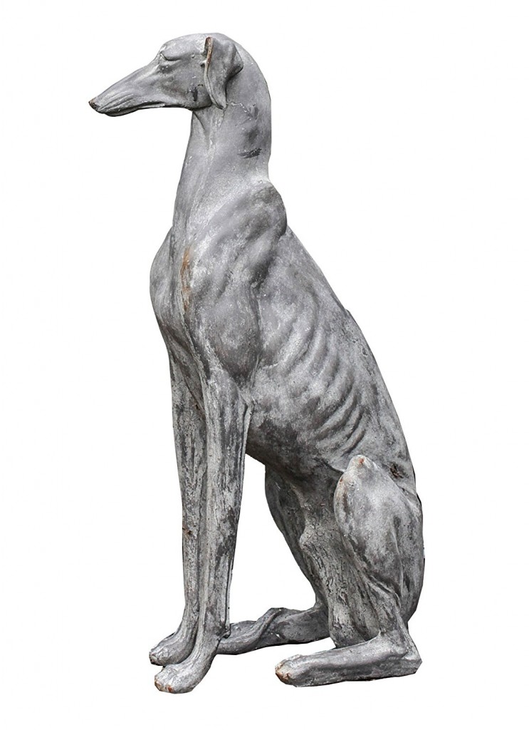 Ceramic Dog Statues Outdoor Decor