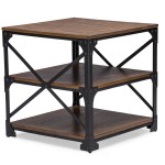 Industrial End Table