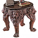 Lion Leg End Table