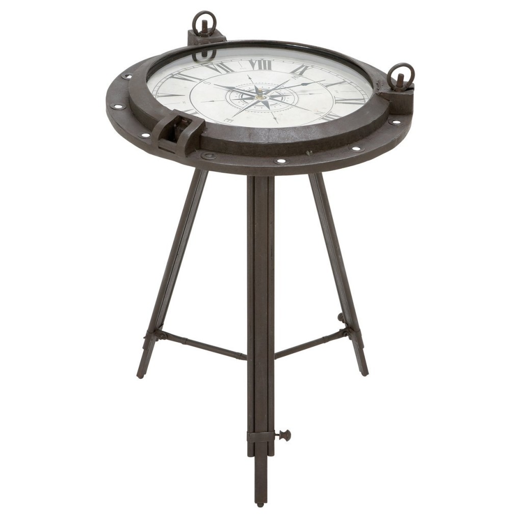 Metal Round End Table