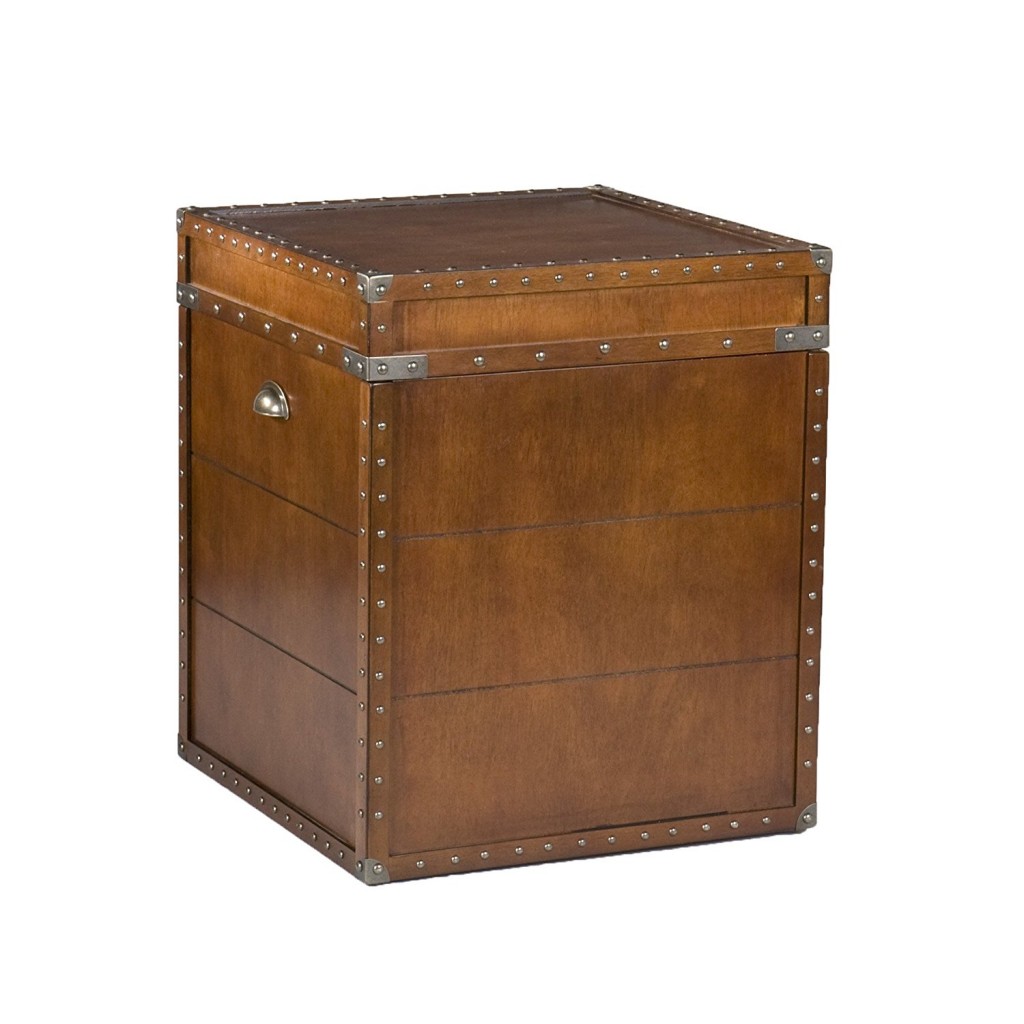 Steamer Trunk End Table