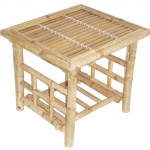 Bamboo End Table