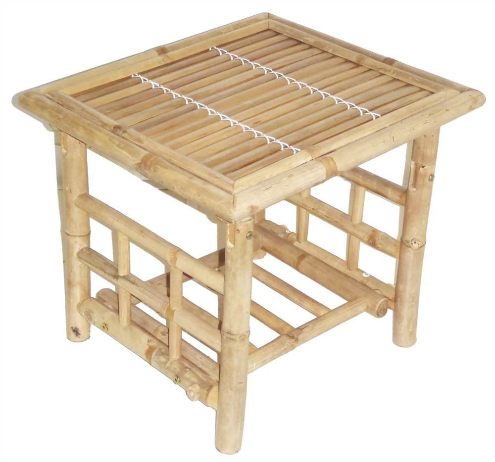 Bamboo End Table