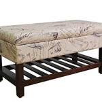 Cushioned Bench With Back