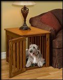 Dog Bed Made From End Table