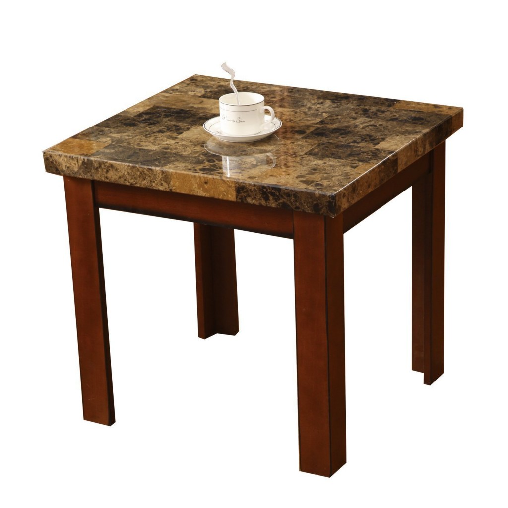 Faux Marble End Tables