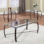 Glass Coffee And End Table Sets