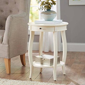 Ivory End Table