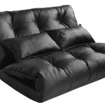 Black Leather Couch With Pillows