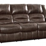 Brown Leather Reclining Couch