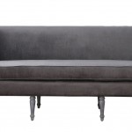 Grey Leather Sectional Couch