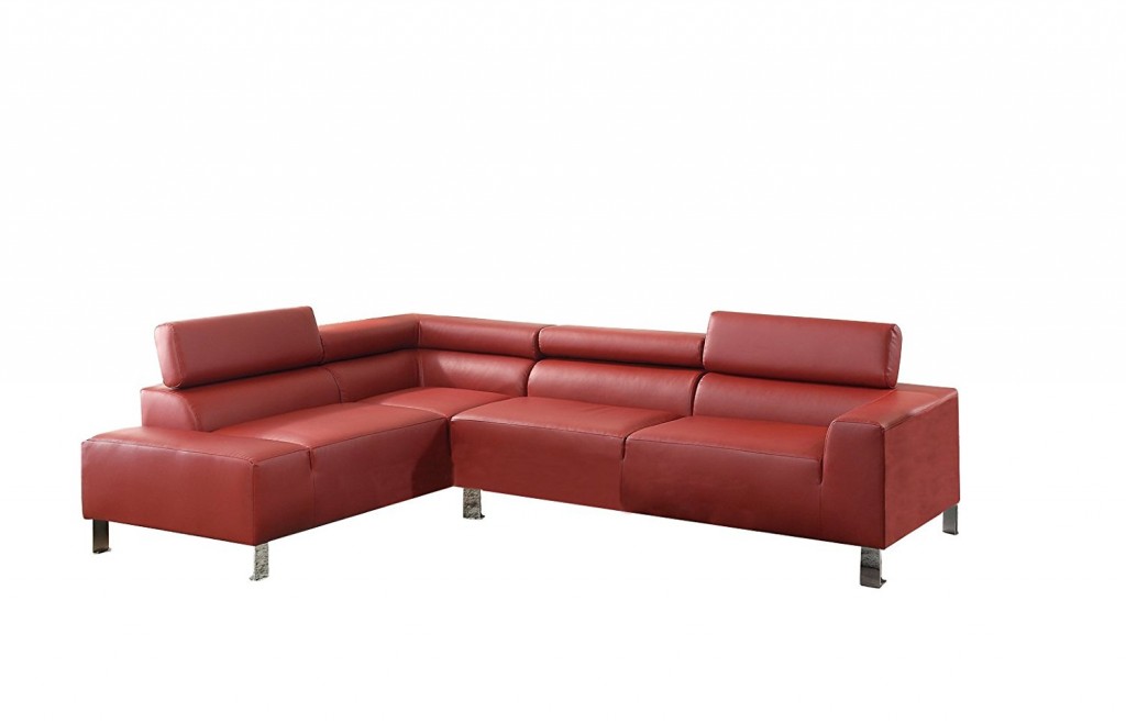 Red Sectional Sofa With Chaise