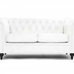 White Leather Sectional Couch