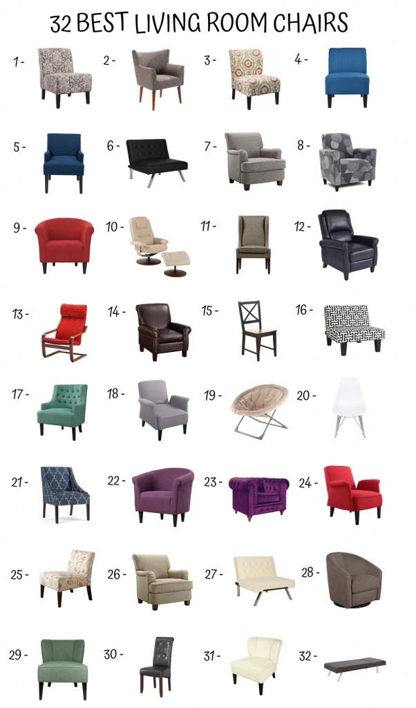 32 Best Living Room Chairs