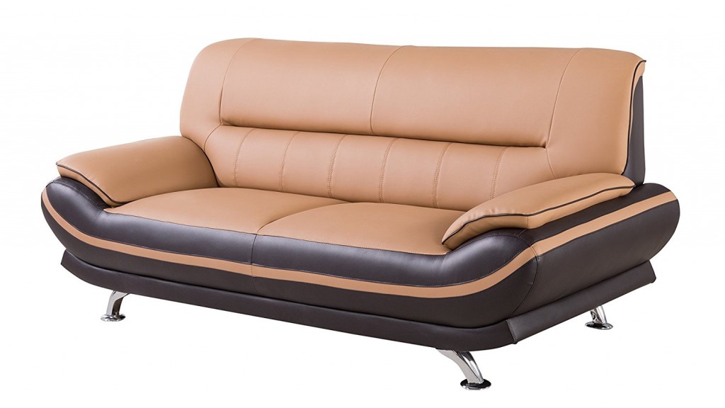 American Eagle Furniture Upholstered Leather Sofa