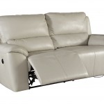 Ashley Valeton U7350047 86 Leather Match 2 Seat Reclining Power Sofa