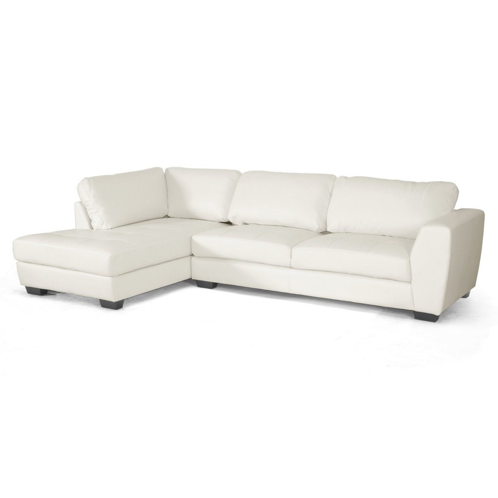 Baxton Studio Orland Leather Modern Sectional Sofa