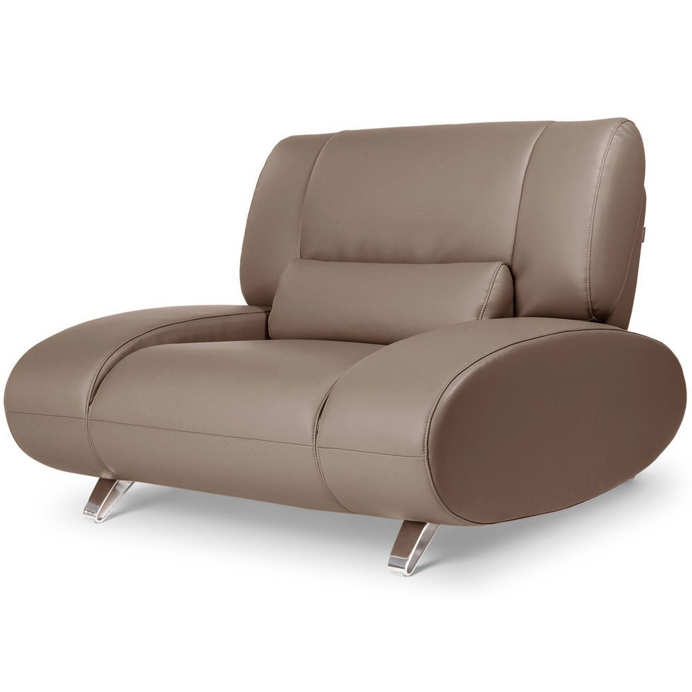 Brown Aspen Leather Sofa Set