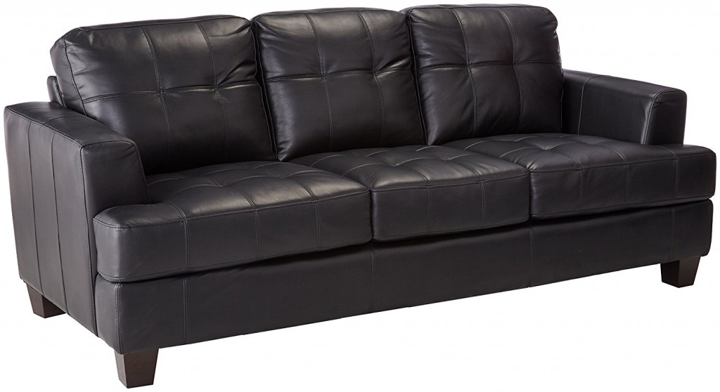 Coaster Fine Furniture 501681 Samuel Contemporary Leather Sofa