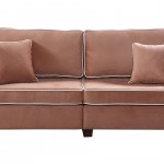 Divano Roma Furniture Collection Modern Two Tone Velvet Fabric Living Room Love Seat Sofa