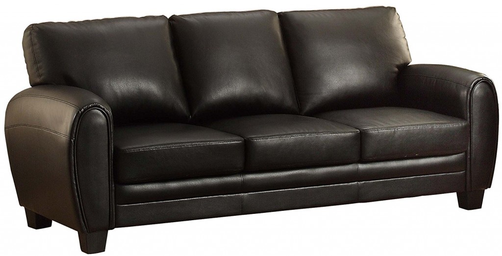 Homelegance 9734BK 3 Upholstered Sofa
