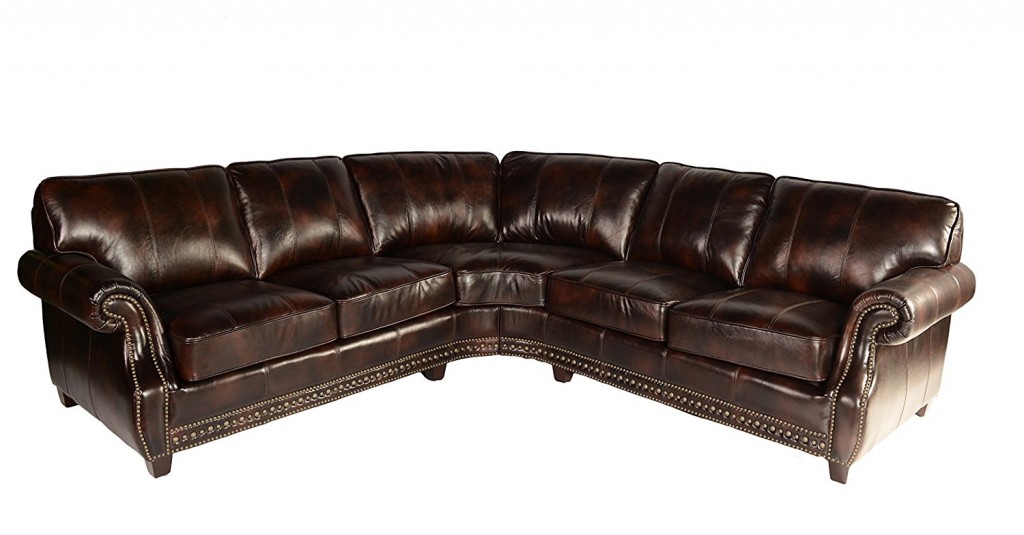 Lazzaro Leather WH 1317 31 32 9011B Anna Collection Leather Sofa