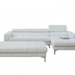 Modern Contemporary Bonded Leather Sectional Sofa