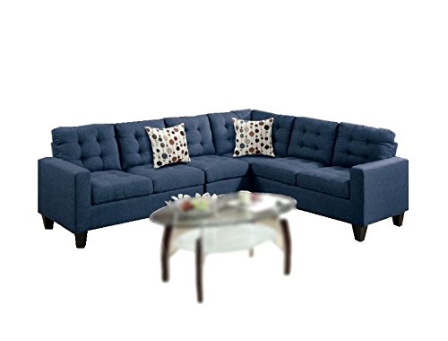 Modern Contemporary Polyfiber Fabric Modular Sectional Sofa