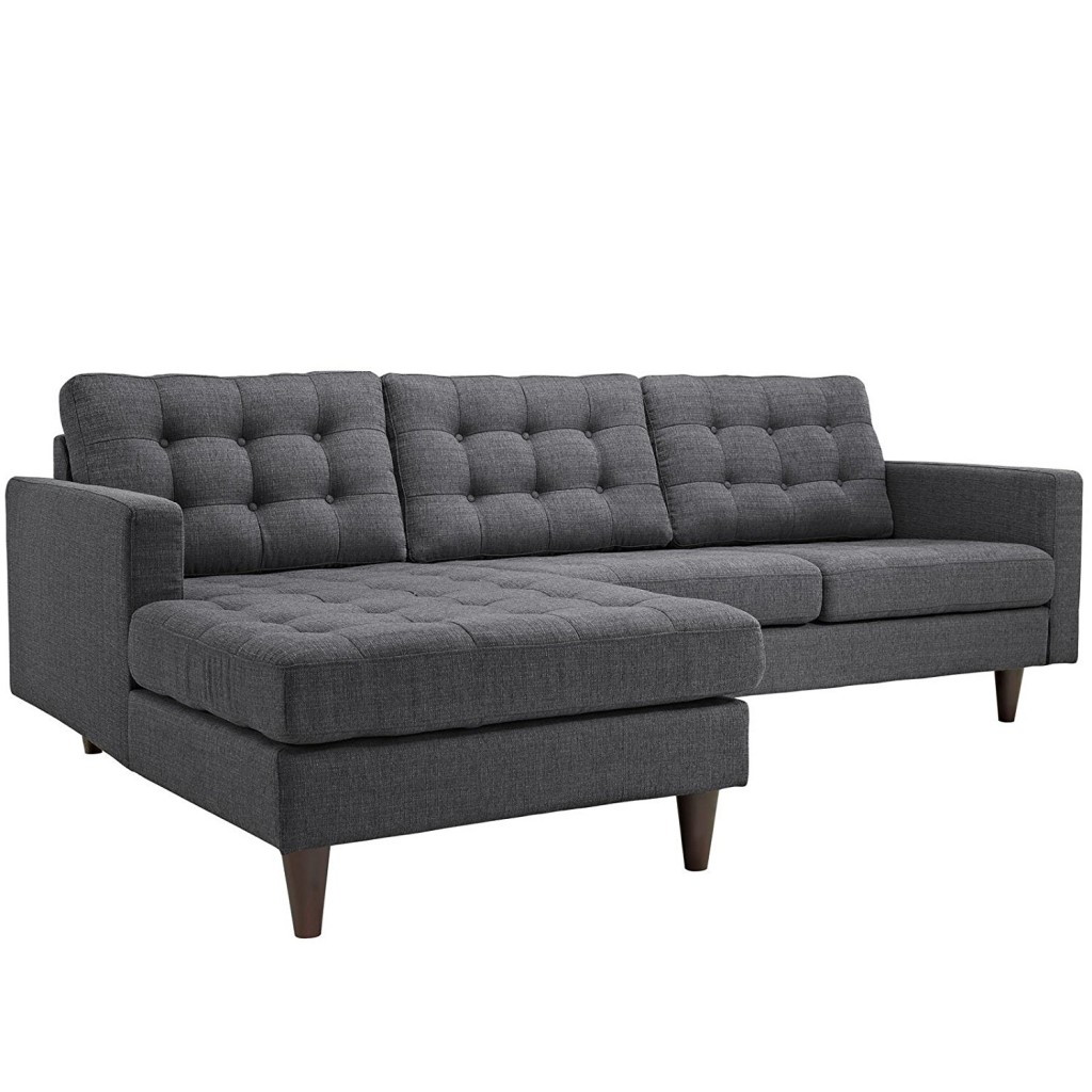 Modway Empress Left Facing Upholstered Sectional Sofa