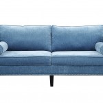 TOV Furniture The Cooper Collection Contemporary Style Velvet Upholstered Living Room Sofa