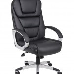 Boss Black Leatherplus Executive Chair