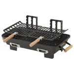 Cast Iron Hibachi Charcoal Bbq Grill