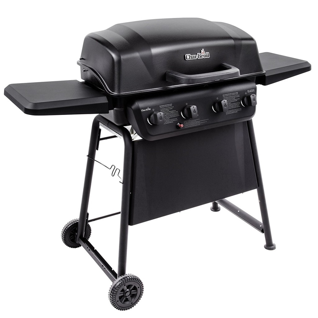 Char Broil Classic 4 Burner Gas Grill With Side Burner