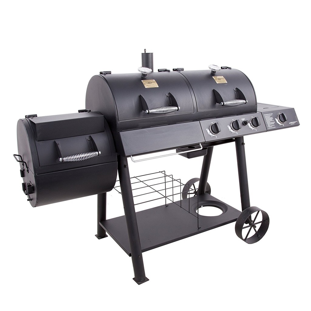Charcoal And Gas Grill Combo