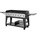Gas Grill Low Flame