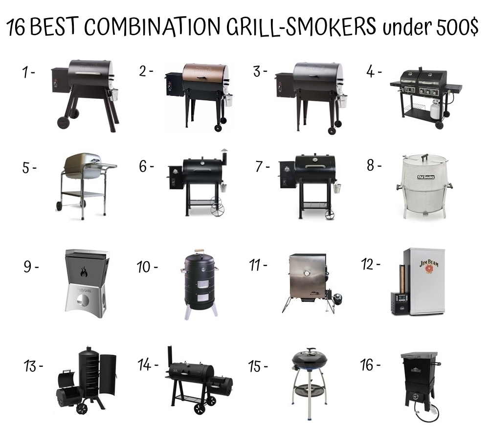 16 Best Combination Grill Smokers Under 500$