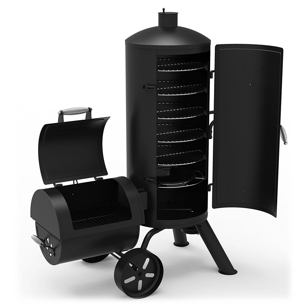 Dyna Glo Signature Series DGSS1382VCS D Heavy Duty Vertical Offset Charcoal Smoker & Grill