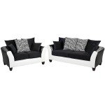 Black And White Living Room Set