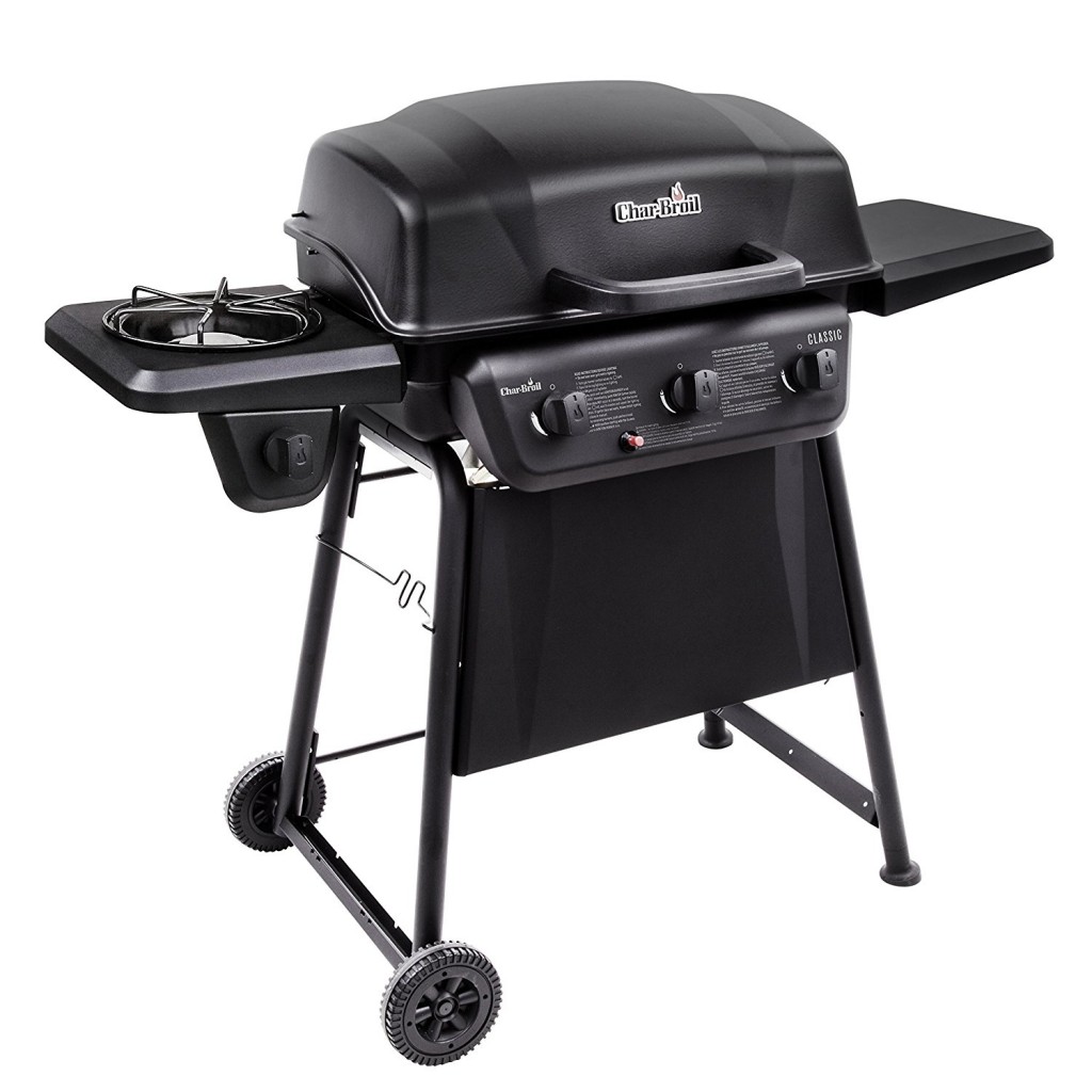 Gas Grill With Side Burner