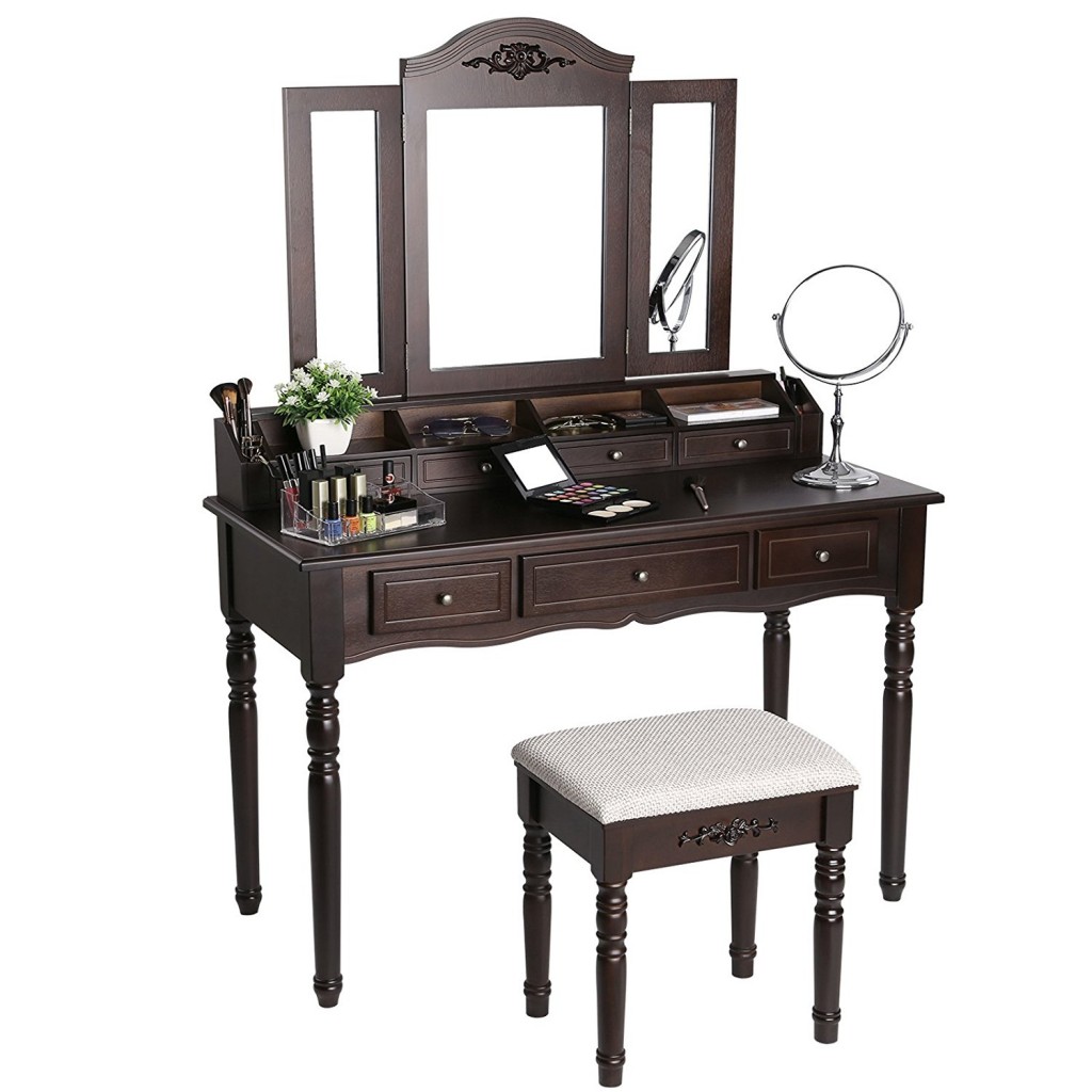 Lighted Makeup Vanity Table