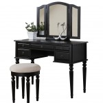 Makeup Vanity Table With Lighted Mirror