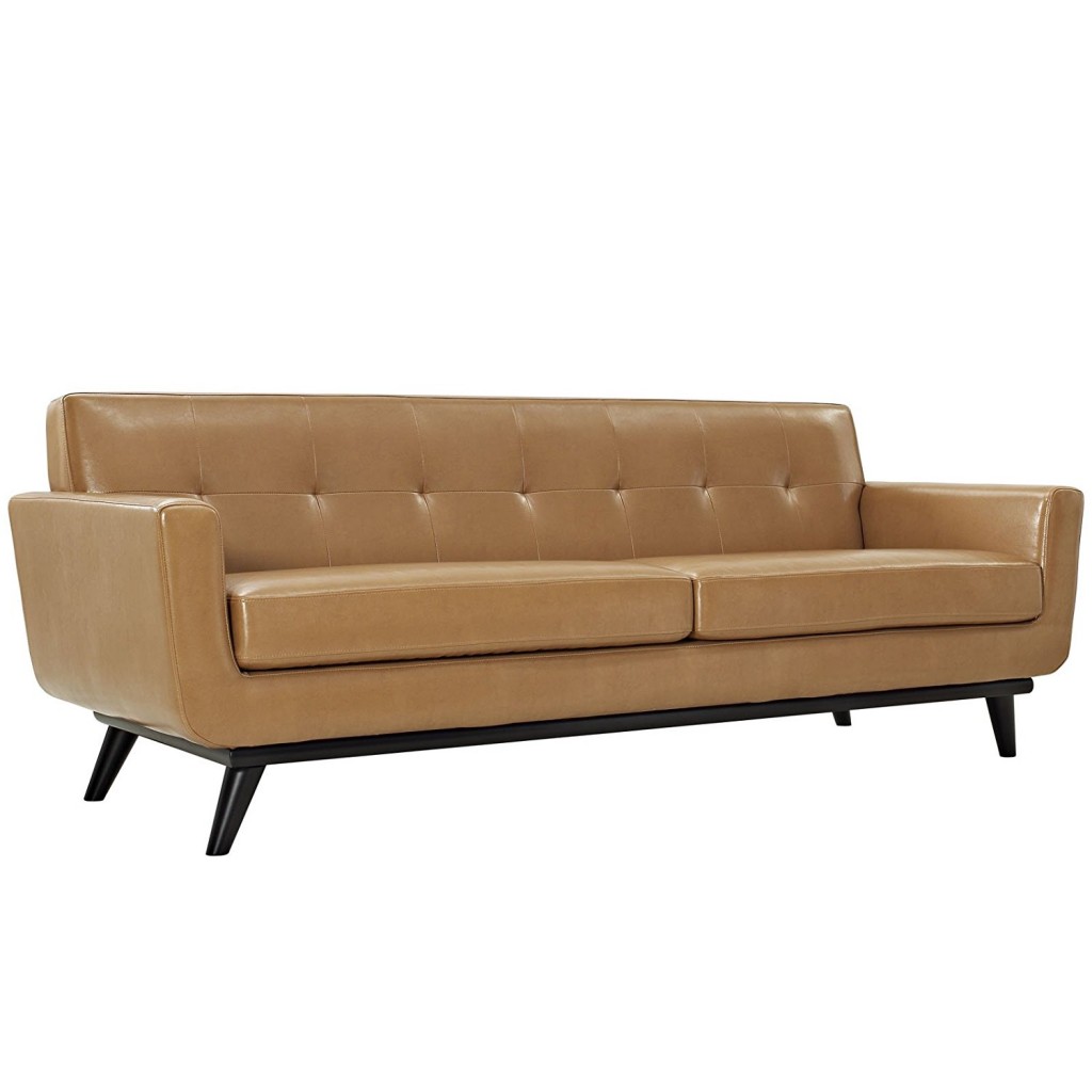 Tan Leather Couch