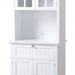 White Kitchen Hutch Cabinet