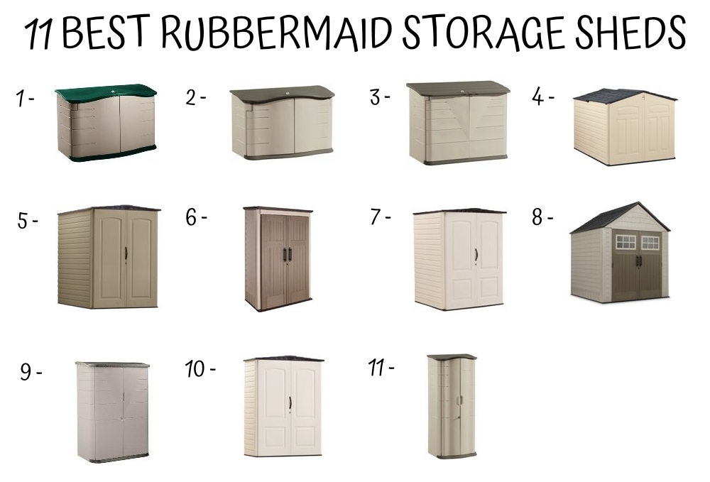 11 Best Rubbermaid Storage Sheds